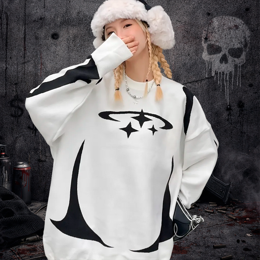 Star Sweater – Suéter Vintage con Estrellas