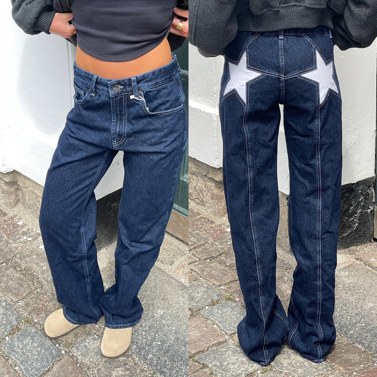 Jeans Y2K Estrella Vintage Wide Leg